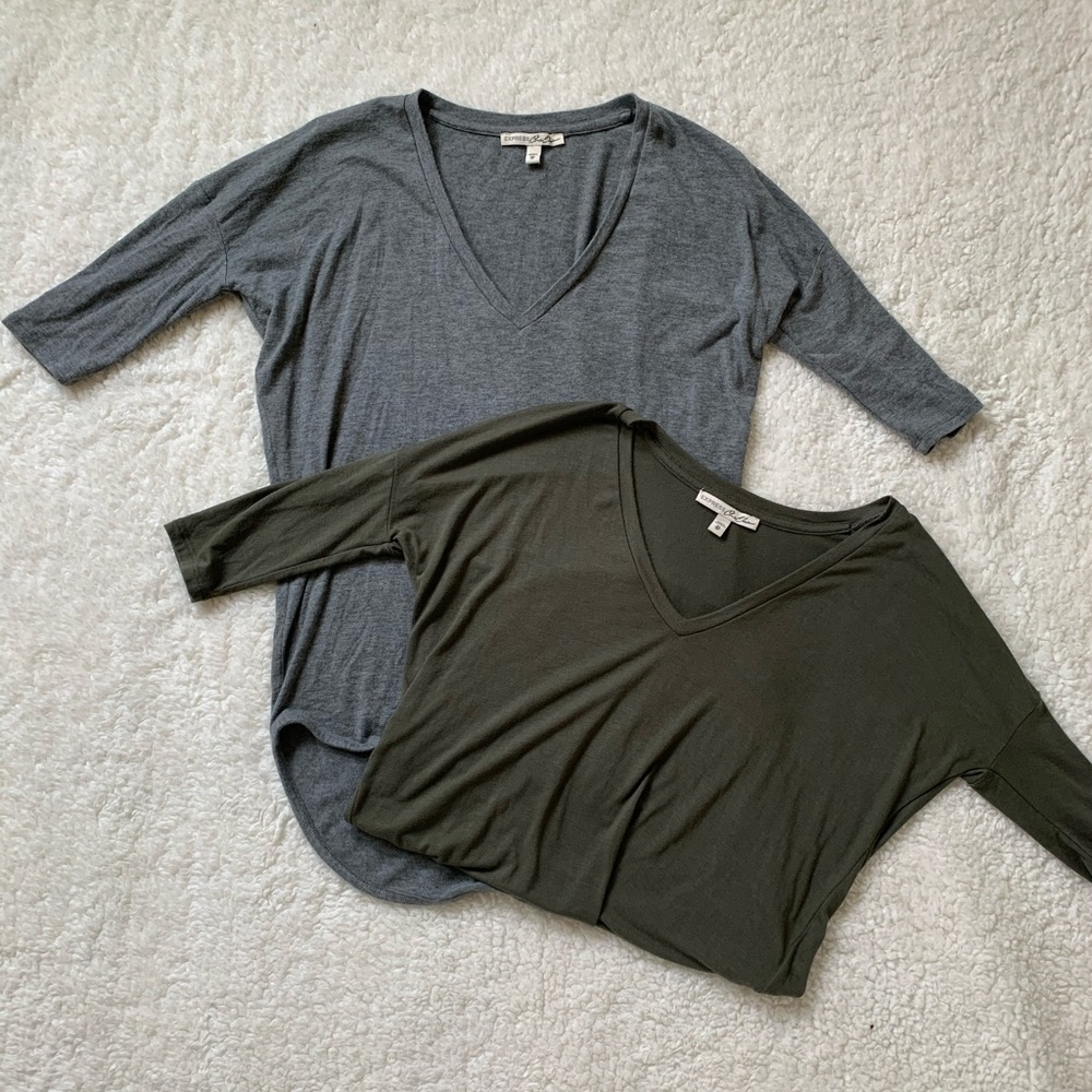 Express V-Necks